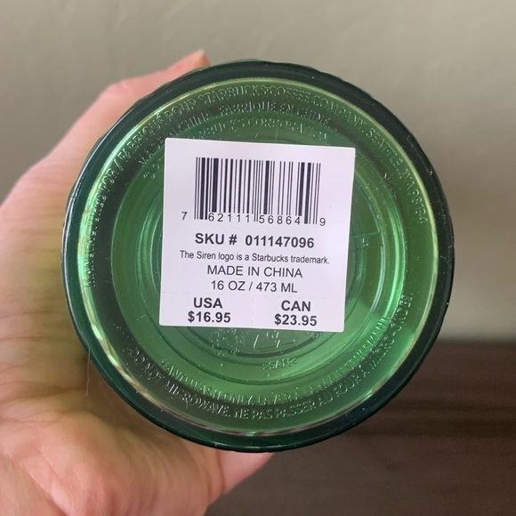 Starbucks 2022 Winter Green Twist 16oz Coffee‎ Tumbler Mug NWT - Picture 4 of 7